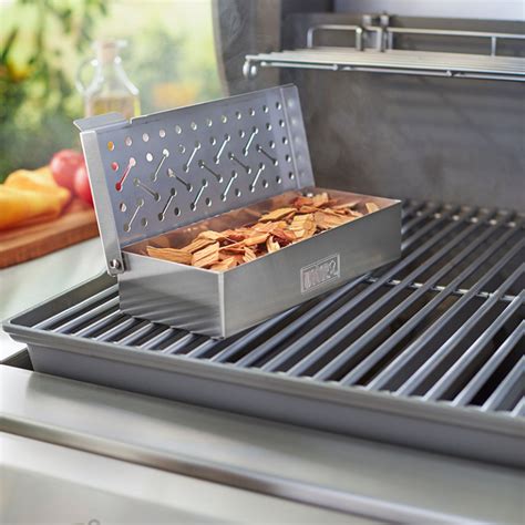 stainless steel smoker box reviews|weber universal smoker box.